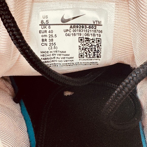 Nike Air Max 720 Sneakers AR9293 602 Lace Up Light Soft Pink/Gym Red Size 8.5 - Picture 9 of 9